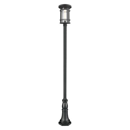 Z-Lite One Light Outdoor Post Mounted Fixture 570PHXL-518P-BK